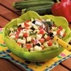 Heavenly Zucchini Salad recipe