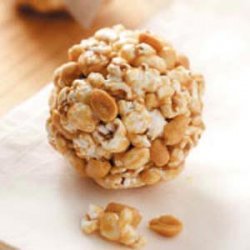 Peanutty Popcorn Balls recipe