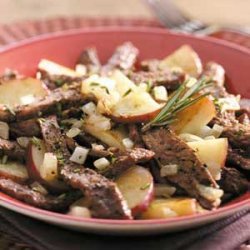 Skillet Beef and Potatoes recipe