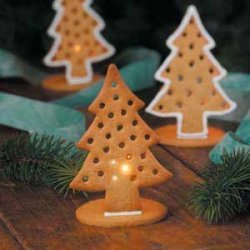 Gingerbread Candle Holders recipe