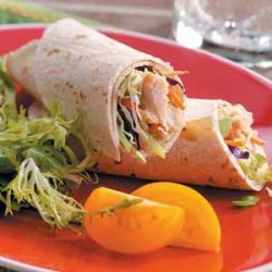 Chicken Satay Wraps recipe
