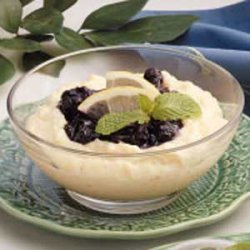 Blueberry Cornmeal Pudding recipe