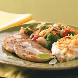 Turkey Cutlets with Pan Gravy recipe