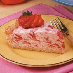 Bavarian Strawberry Pie recipe