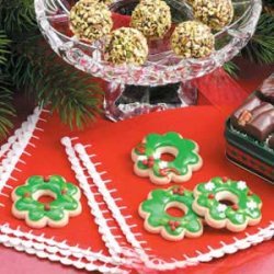 Holiday Wreath Cookies recipe