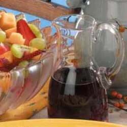 Chilled Red Wine Fruit Dressing recipe