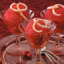 Tangerine Cranberry Sorbet recipe