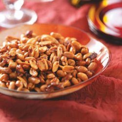 Cinnamon-Glazed Peanuts recipe