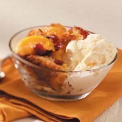 Cranberry Peach Cobbler recipe
