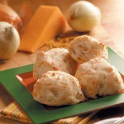 Cheesy Onion Biscuits recipe