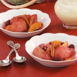 Rosy Pear Compote recipe