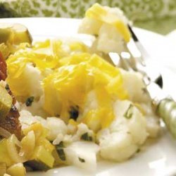 Cheddar Basil Cauliflower recipe