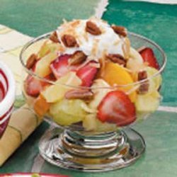 Fruit With Whipped Topping recipe