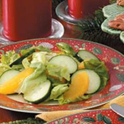 Orange-Cucumber Lettuce Salad recipe
