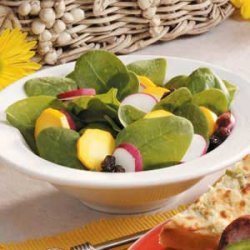 Colorful Spinach Salad recipe