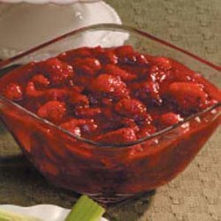 Cran-Raspberry Sauce recipe