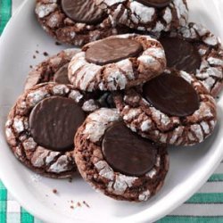 Fudgy Mint Cookies recipe