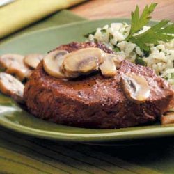 Steaks with Mushrooms recipe