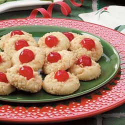 Yuletide Cherry Cookies recipe