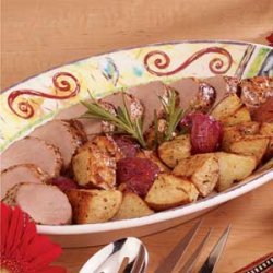 Pork Tenderloins with Roasted Potatoes recipe