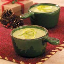 Cheesy Cream of Asparagus Soup recipe