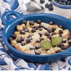 Blueberry Bread Pudding recipe