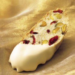 Holiday Biscotti with Cranberries and Pistachios recipe