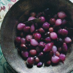 Glazed Pearl Onions and Grapes recipe