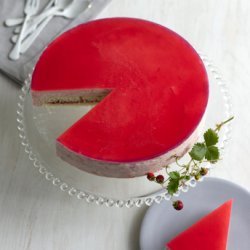 Rhubarb-Mascarpone Mousse Cake recipe