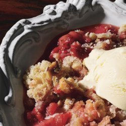 Strawberry and Rhubarb Crumble recipe