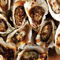 Wood-Grilled Oysters in Chipotle Vinaigrette recipe