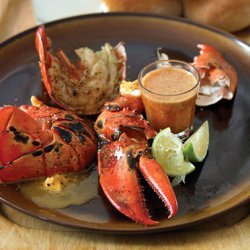 Dr. BBQ's Lobster with Chili-Lime Butter recipe