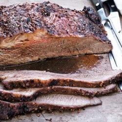 Southwestern Barbecued Brisket with Ancho Chile Sauce recipe