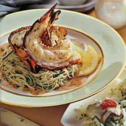 Grilled Lobster with Creamy Chili Vinaigrette recipe