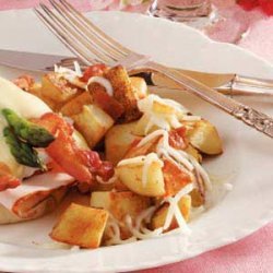 Mozzarella Potato Skillet recipe