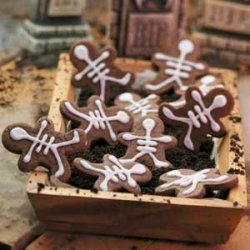 Chocolate Skeleton Cookies recipe