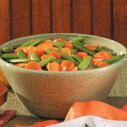 Glazed Carrot and Peas recipe