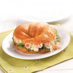 Crab Salad Croissants recipe