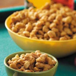 Caramel Cereal Snack Mix recipe