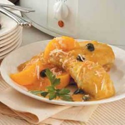 Curried Chicken with Peaches recipe