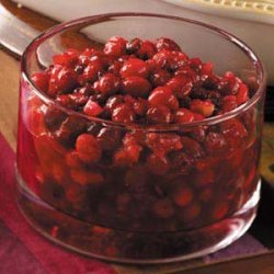 Pomegranate Cranberry Relish recipe