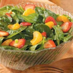 Spinach Salad with Red Currant Dressing recipe