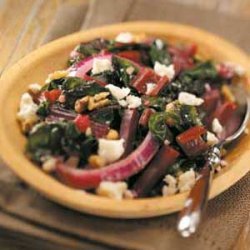Swiss Chard with Beets recipe