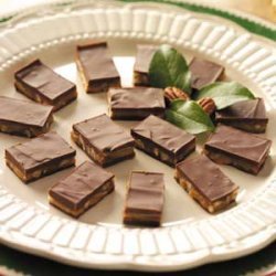 Caramel-Nut Candy Bars recipe
