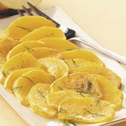 Rutabagas with Dill Dressing recipe
