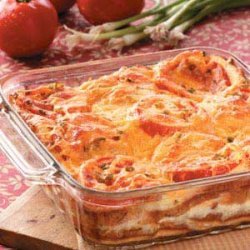 Tomato and Cheese Strata recipe