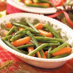 Glazed Carrots and Green Beans recipe