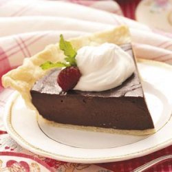 Dark Chocolate Cream Pie recipe