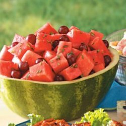 Watermelon Grape Tarragon Salad recipe
