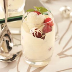 Berries with Champagne Cream recipe